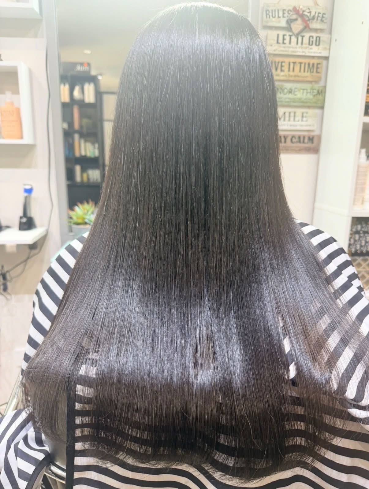 Hair after treatment
